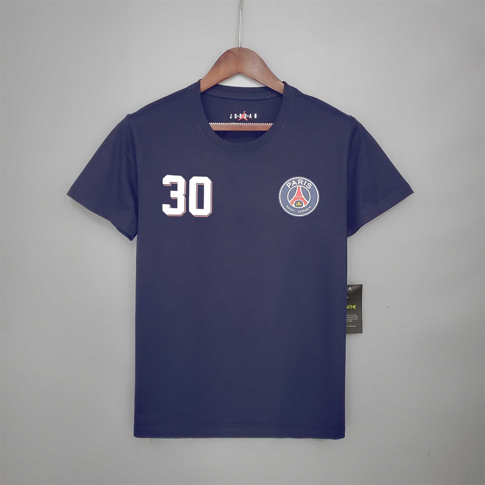 PSG Jordan royal blue #30 MESSI T-shirt