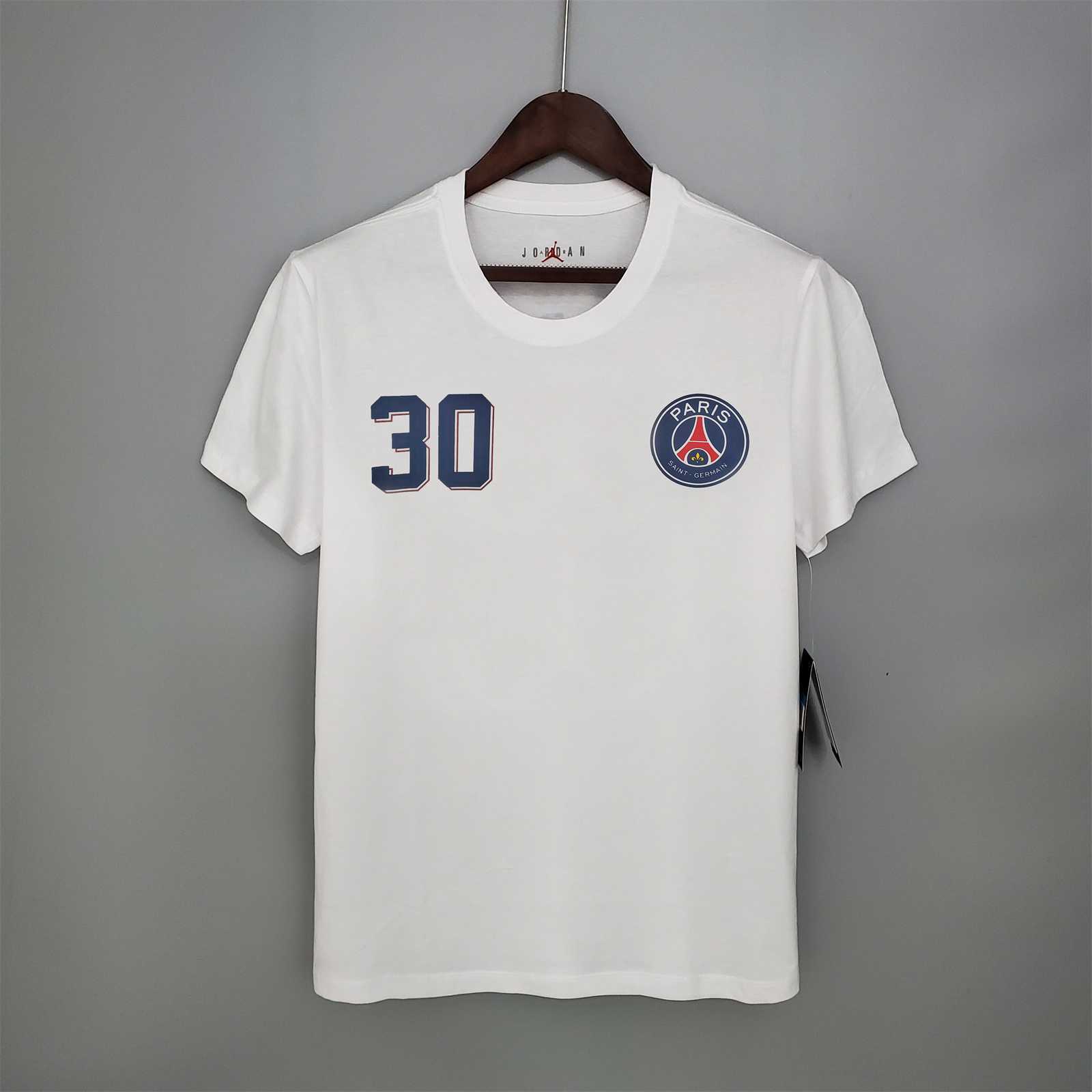 PSG Jordan white #30 MESSI T-shirt