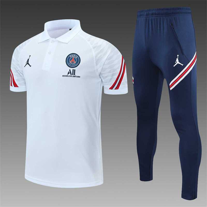 Polo PSG Jordan white