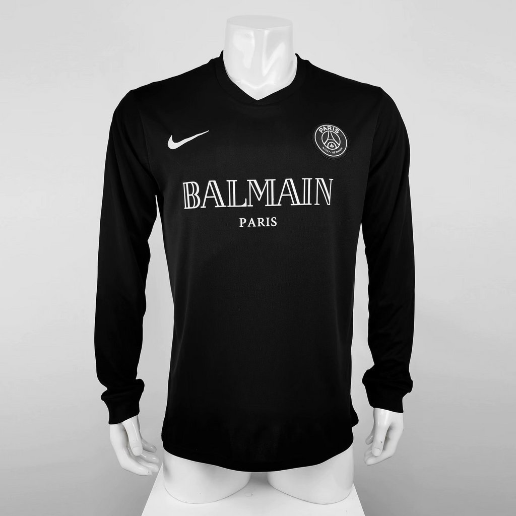 Retro PSG black training suit long sleeves 19_20