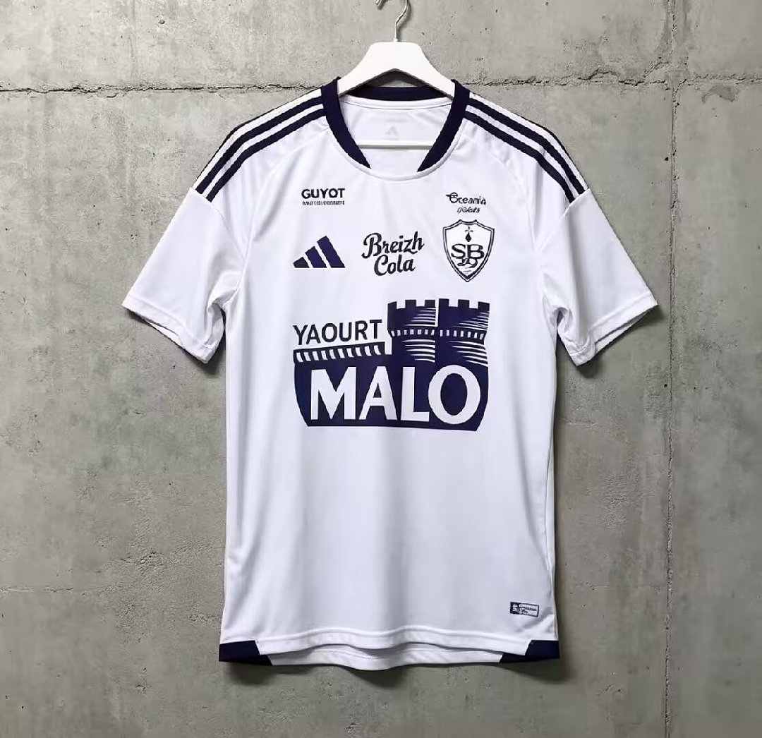 2026/27 Stade Brestois White Away Soccer Jersey S-2XL