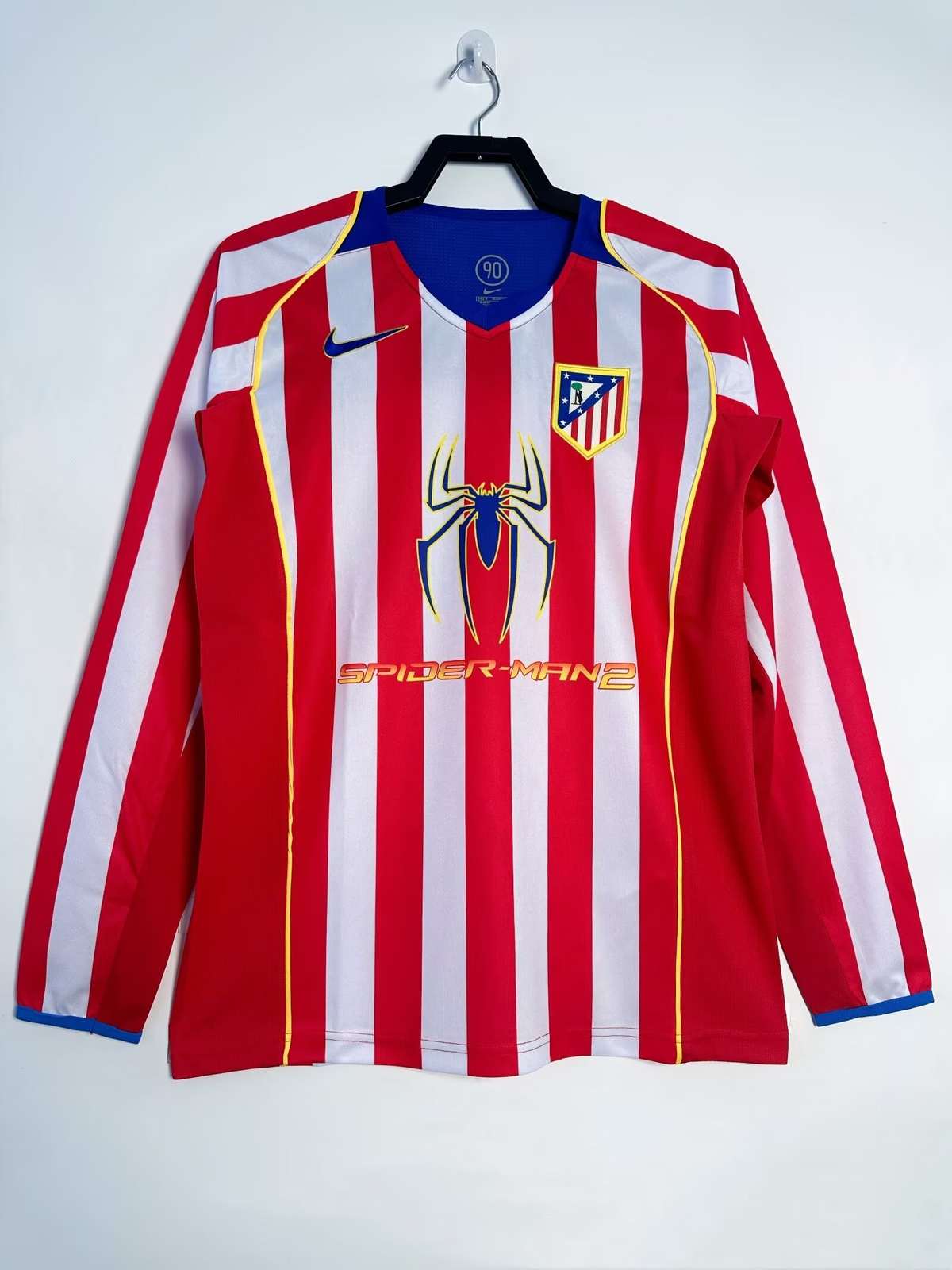 04 05 Atletico Madrid home retro long sleeve 04 05 马德里竞技 主场 长袖 复古