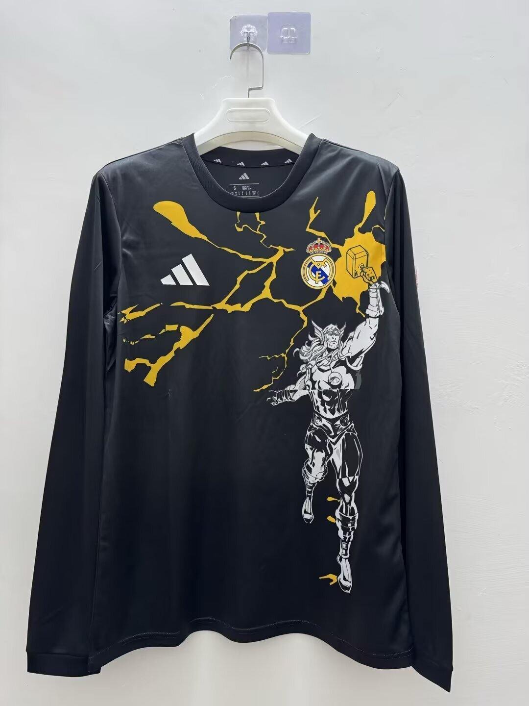 2026 Real Madrid Black Special Edition Long Sleeve S-4XL 2026 皇马 黑色 特别版 长袖 S-4XL