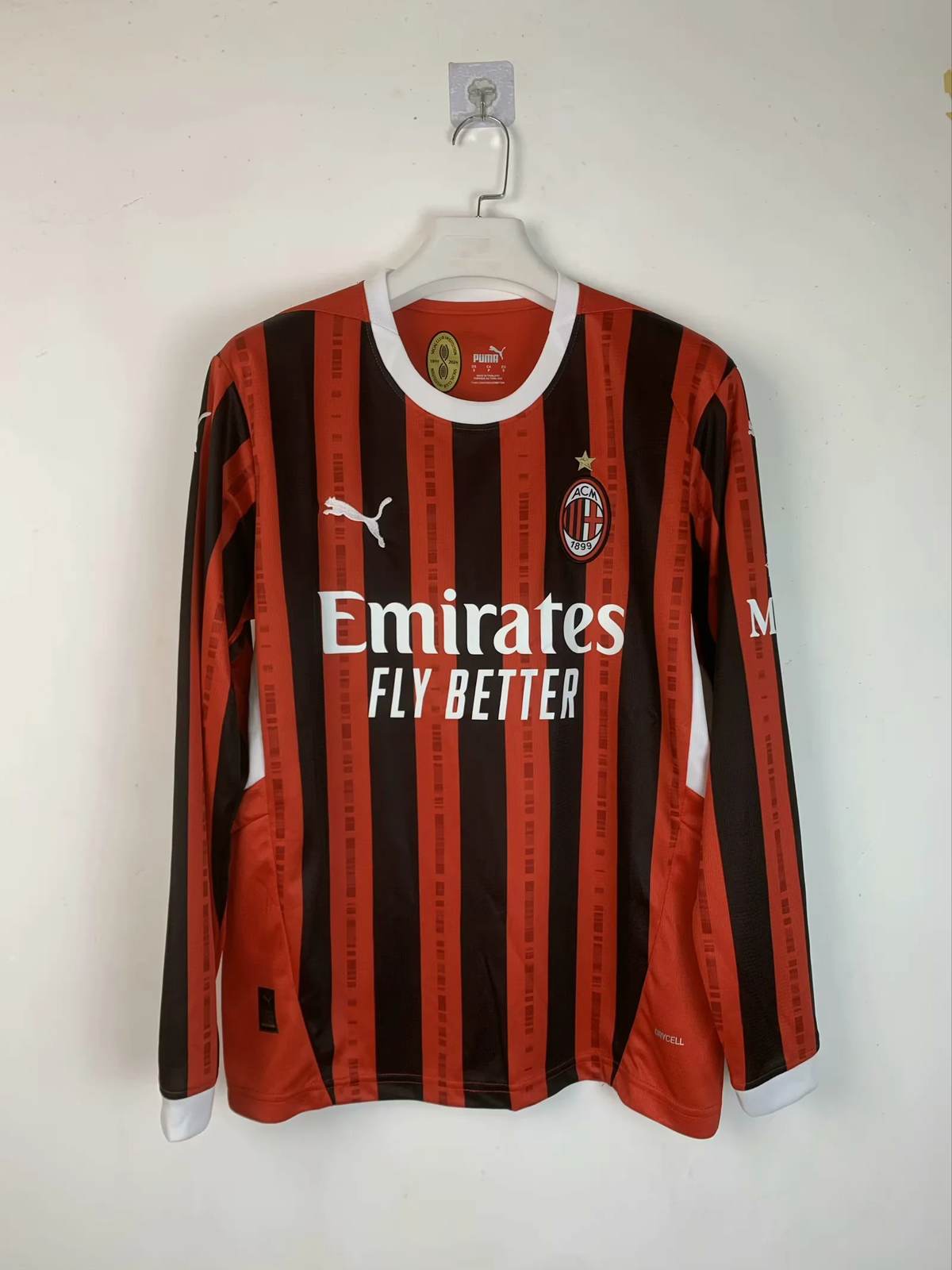 24 25 AC home long sleeves size S-3XL 24 25 AC 主场 长袖