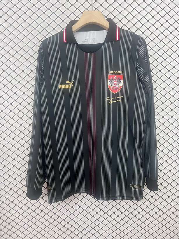 24 25 Austria special version black long sleeves 24 25 奥地利 特别版 长袖