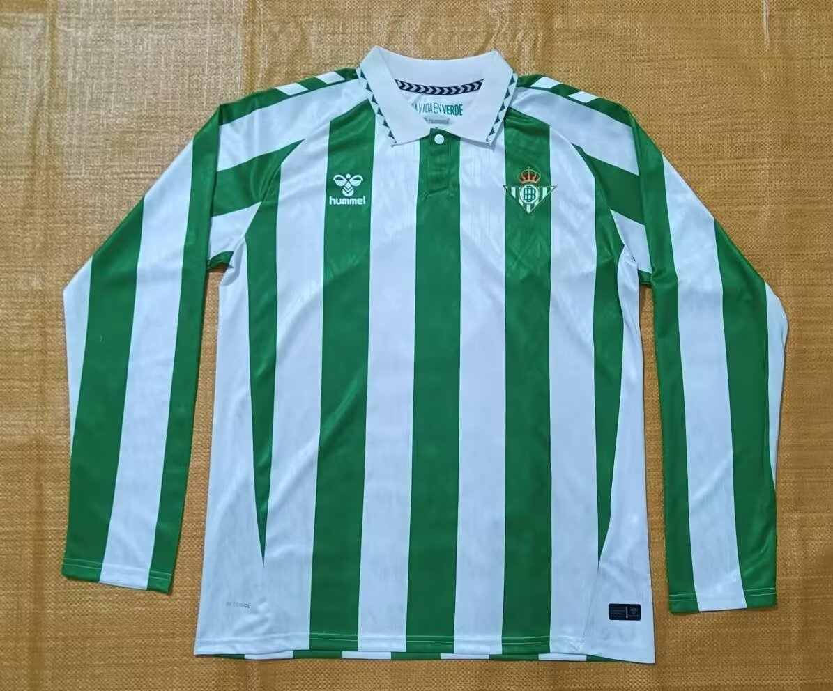 24 25 Betis home long sleeve 24 25 贝蒂斯 主场 长袖