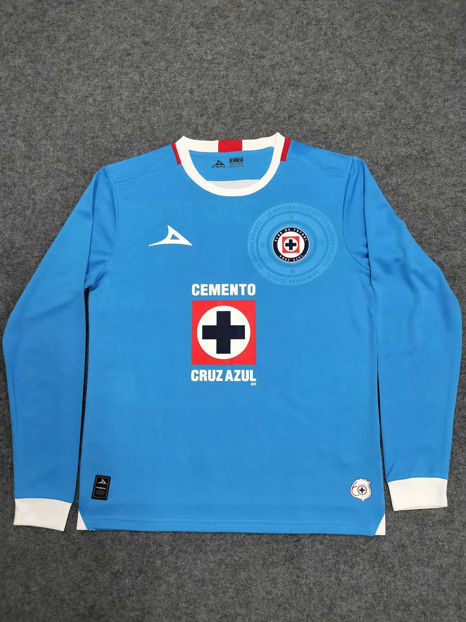 24 25 Cruz Azul home blue long sleeves 24 25 蓝十字 主场 长袖