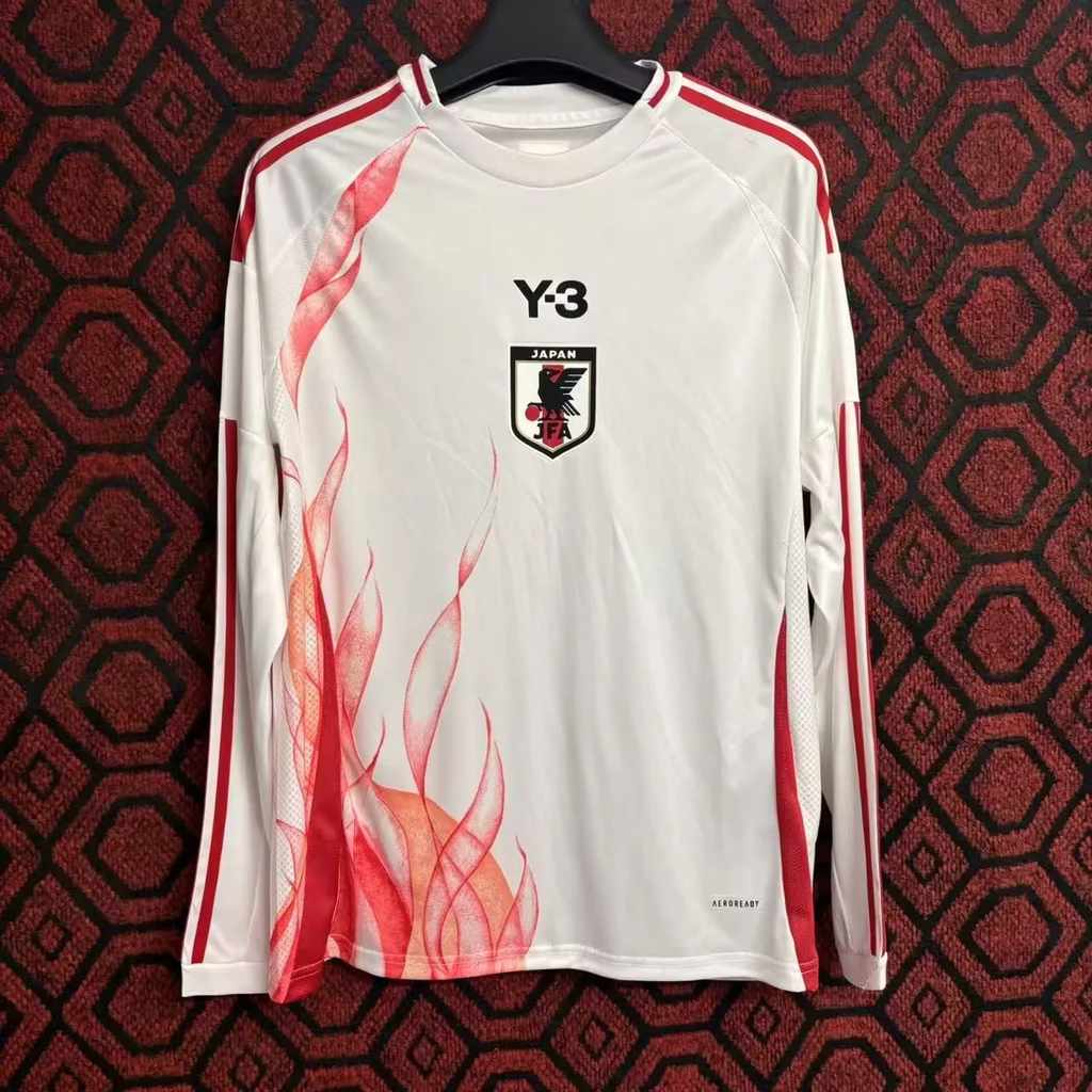 24 25 Japan Y-3 away long sleeves size S-2XL 24 25 日本 Y3 客场 长袖