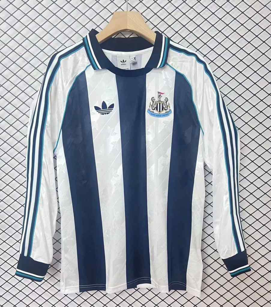 24 25 Newcastle United retro version long sleeves 24 25 纽卡斯尔 复古版 长袖