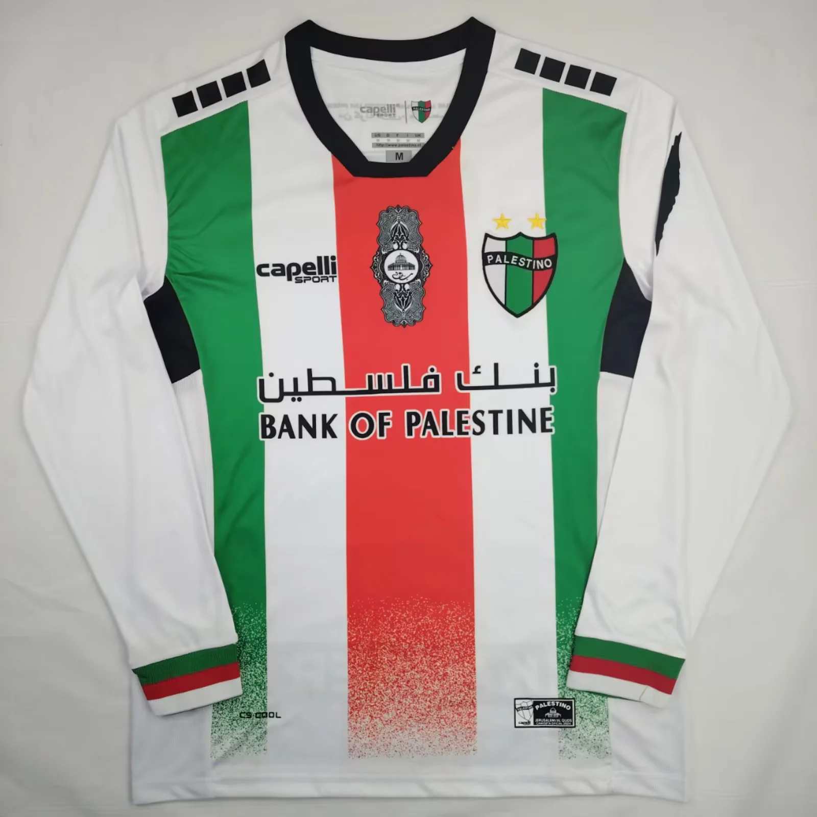 24 25 Palestine home long sleeves 24 25 巴勒斯坦 主场 长袖
