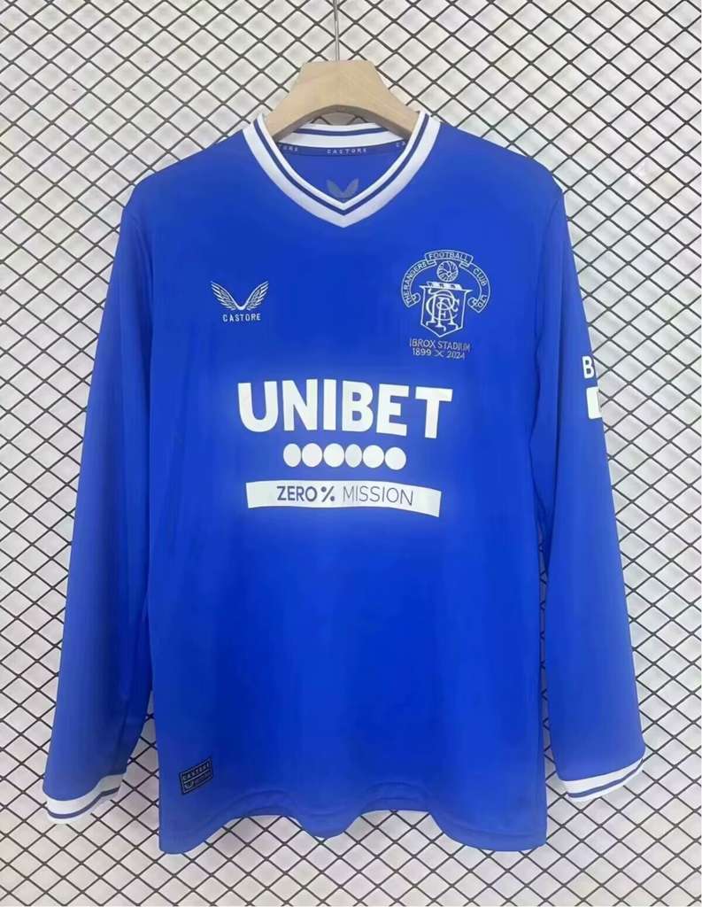 24 25 Rangers 125th anniversary long sleeve 24 25 流浪者 125周年 长袖
