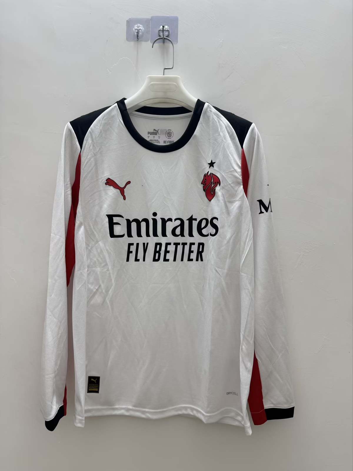 25 26 AC milan away long sleeves S-4XL 25 26 AC米兰 客场 长袖 S-4XL
