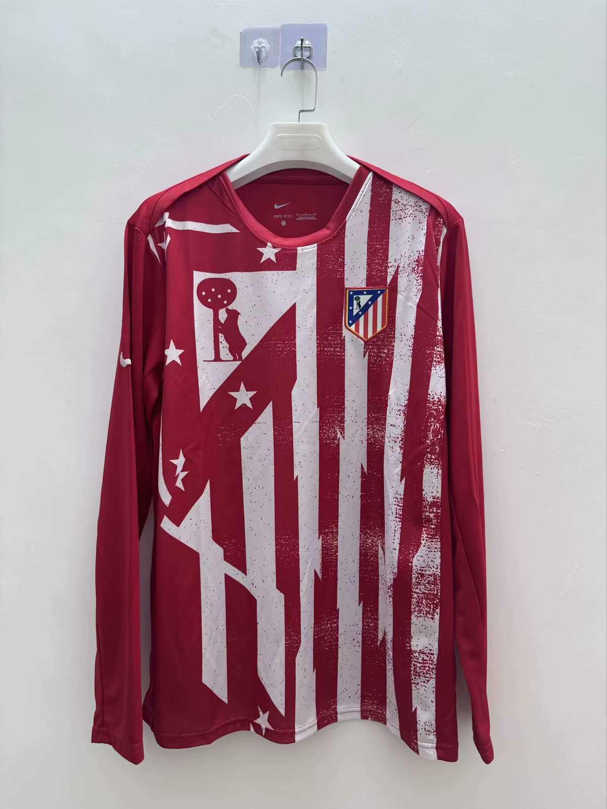 25 26 Atletico Madrid training red long sleeved S-2XL 25 26 马竞 训练服 红色 长袖 S-2XL