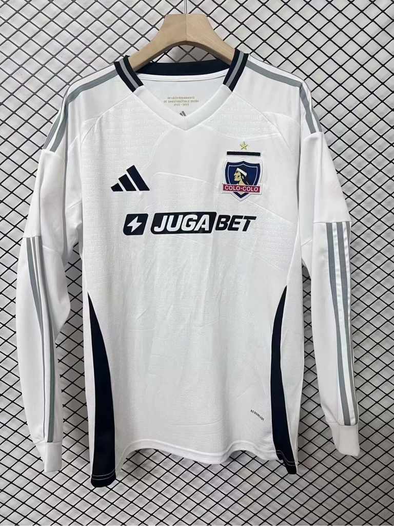 25 26 Colo colo Home long sleeve S-2XL 25 26 科洛 主场 长袖 S-2XL