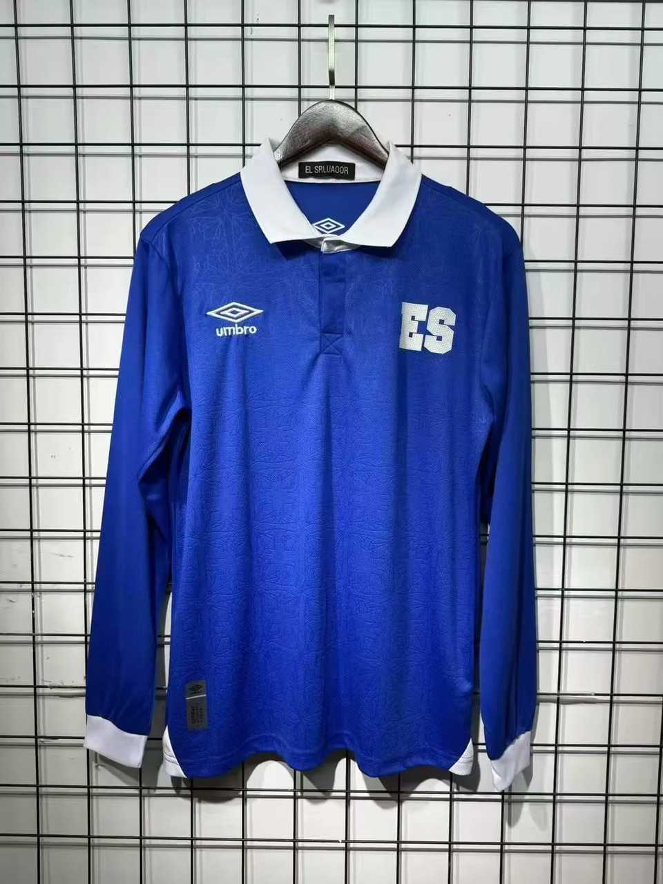 25 26 El Salvador home long sleeves size S-2XL 25 26 萨尔瓦多 主场 长袖