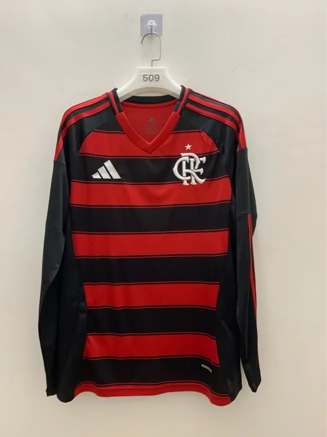 25 26 Flamengo home long sleeves size S-3XL 25 26 弗拉门戈 主场 长袖