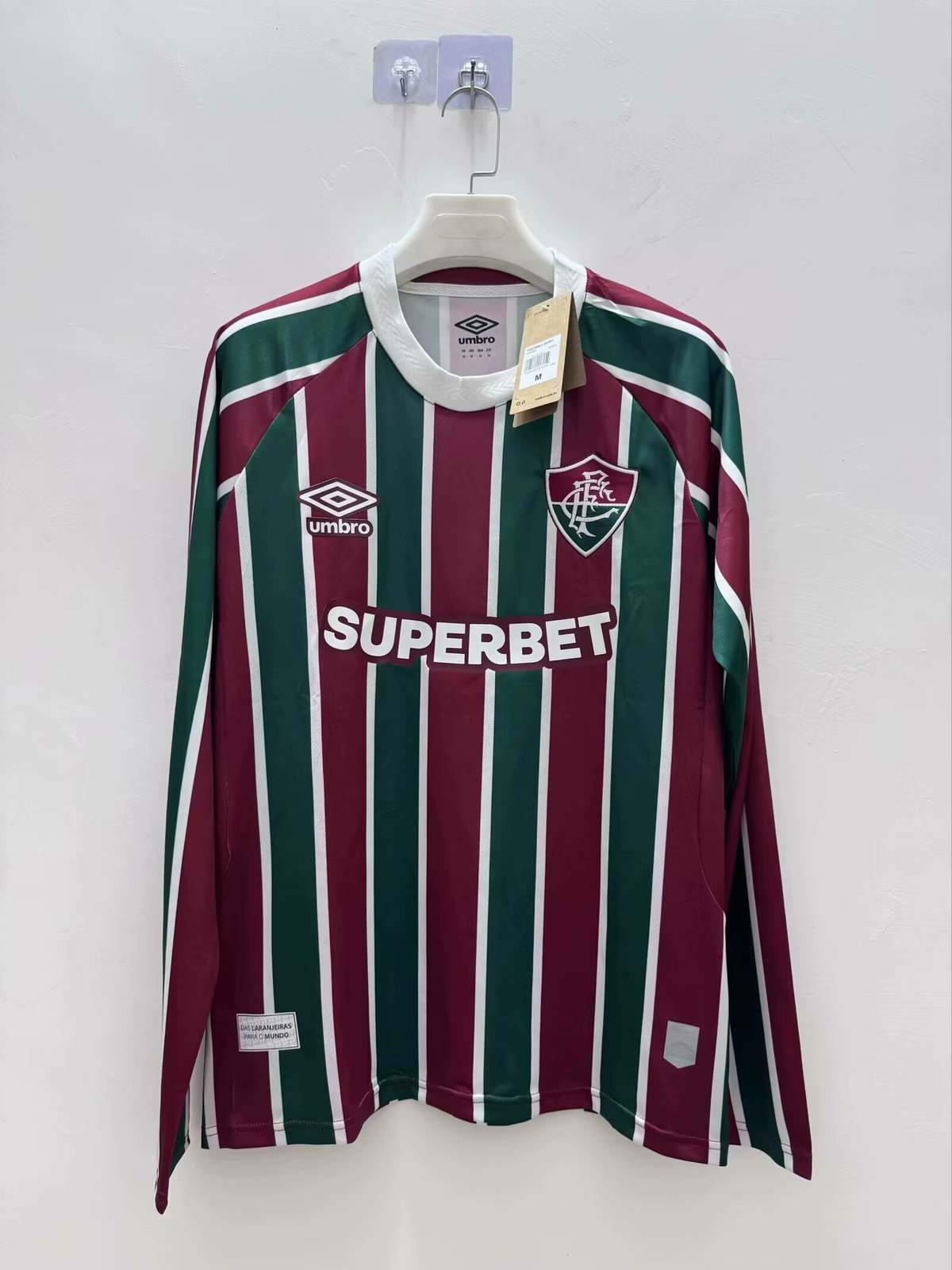 25 26 Fluminense home long-sleeved S-4XL 25 26 弗鲁米嫩塞 主场 长袖 S-4XL