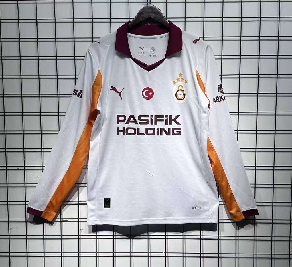 25 26 Galatasaray away long sleeved S-2XL 25 26 加拉塔萨雷 客场 长袖 S-2XL