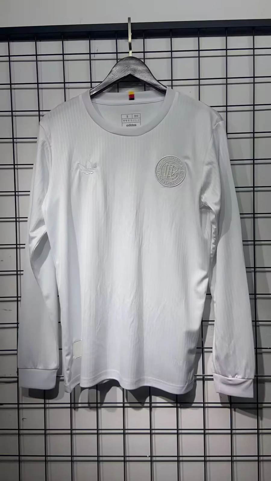 25 26 Germany 125th Anniversary white LOGO long sleeves size S-4XL 25 25 德国 125周