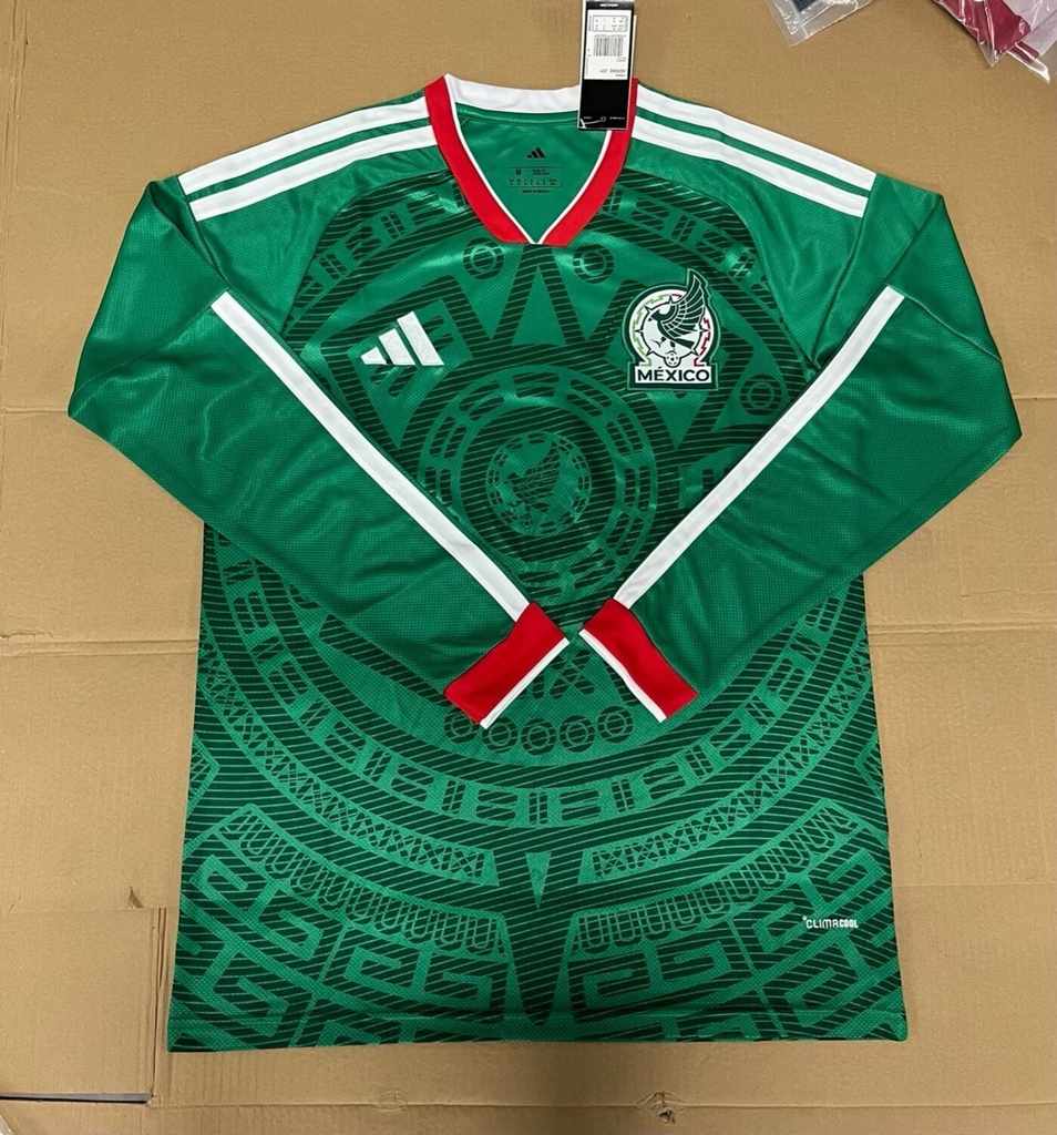 25 26 Mexico Home Long Sleeves retro 25 26 墨西哥 主场 长袖