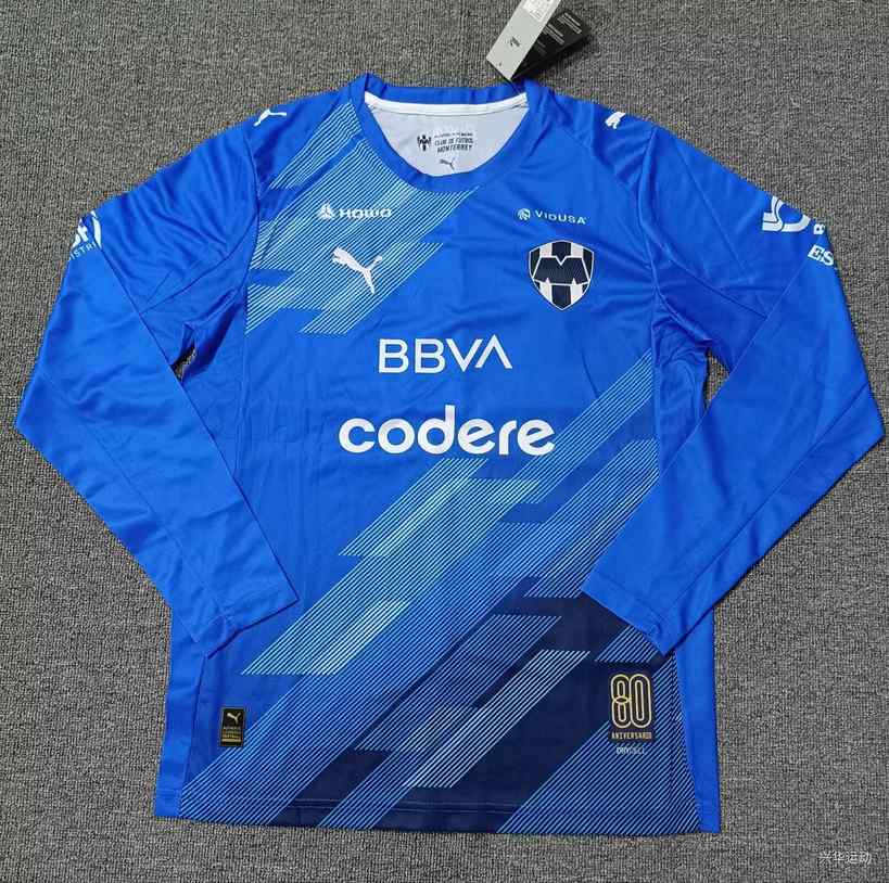 25 26 Monterrey third Away Long Sleeve S-4XL 25 26 蒙特雷 二客 长袖 S-4XL
