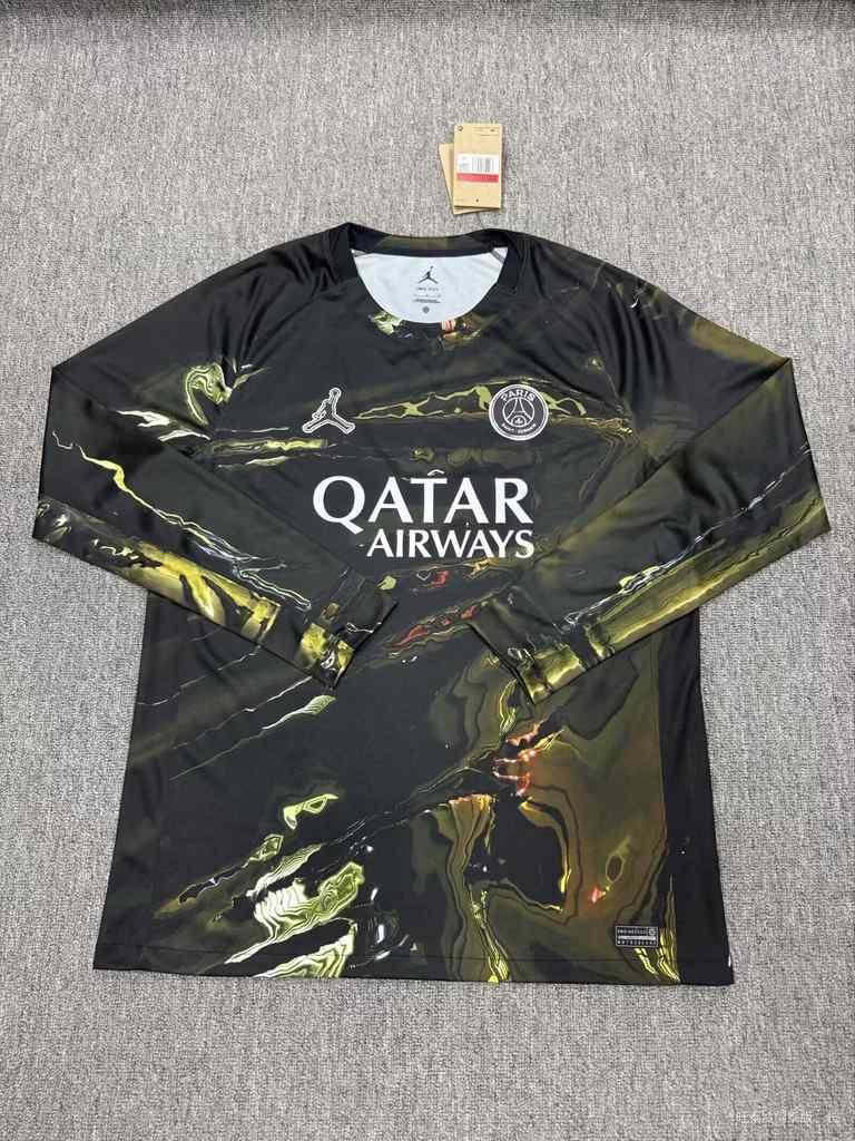 25 26 PSG Paris 4 away long sleeved shirt 25 26 巴黎 4 客场 长袖