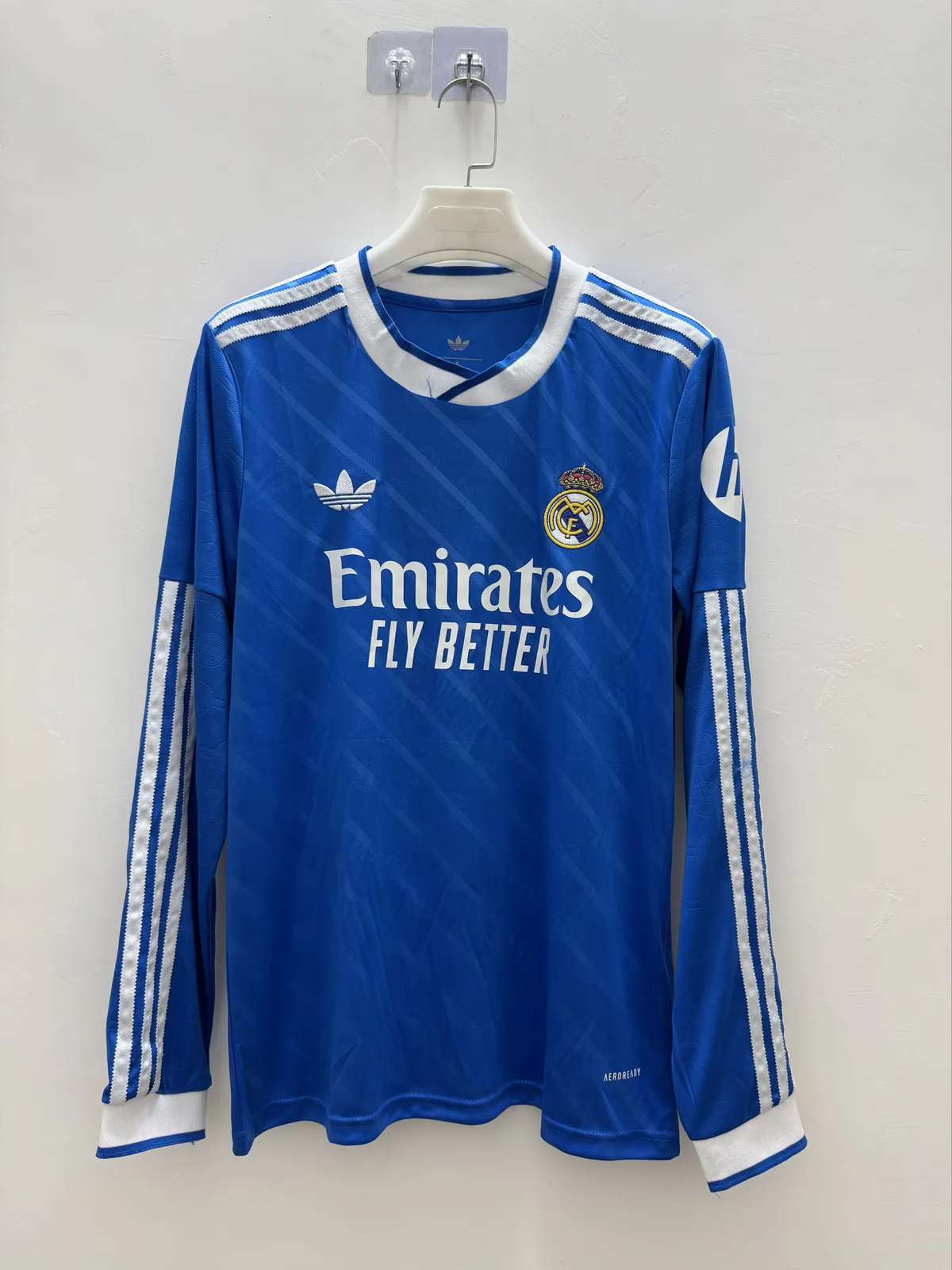 25 26 Real Madrid third away blue long sleeves 25 26 皇马 二客 长袖
