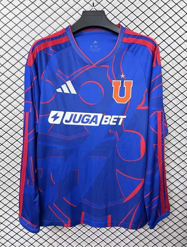 25 26 Universidad de Chile home Long sleeves 26 27 智利大学 主场 长袖 S-4XL