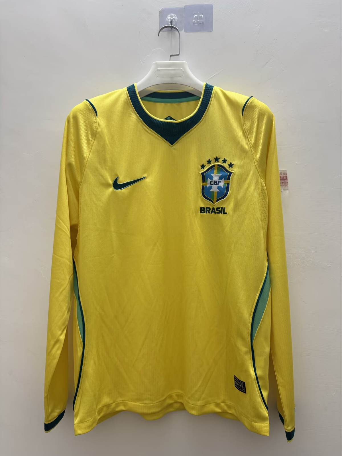 26 27 Brazil home long sleeved S-4XL 26 27 巴西 主场 长袖 S-4XL