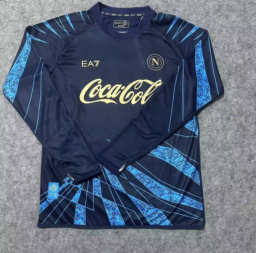 26 27 Napoli Blue Long Sleeves S-4XL 26 27 那不勒斯 蓝色 长袖 S-4XL