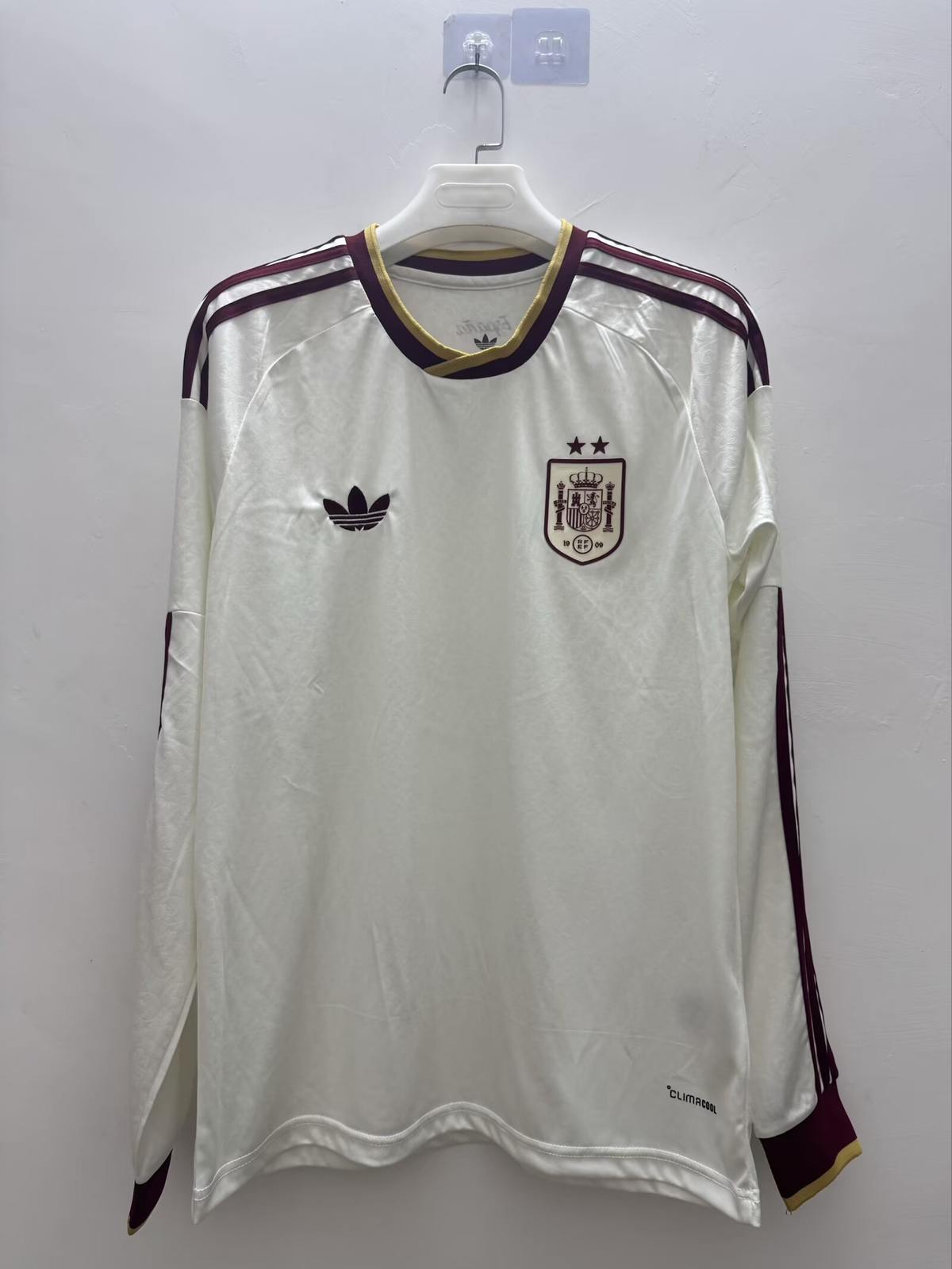 26 27 Spain away long sleeved 2 star S-4XL 26 27西班牙 客场 长袖 双星 S-4XL
