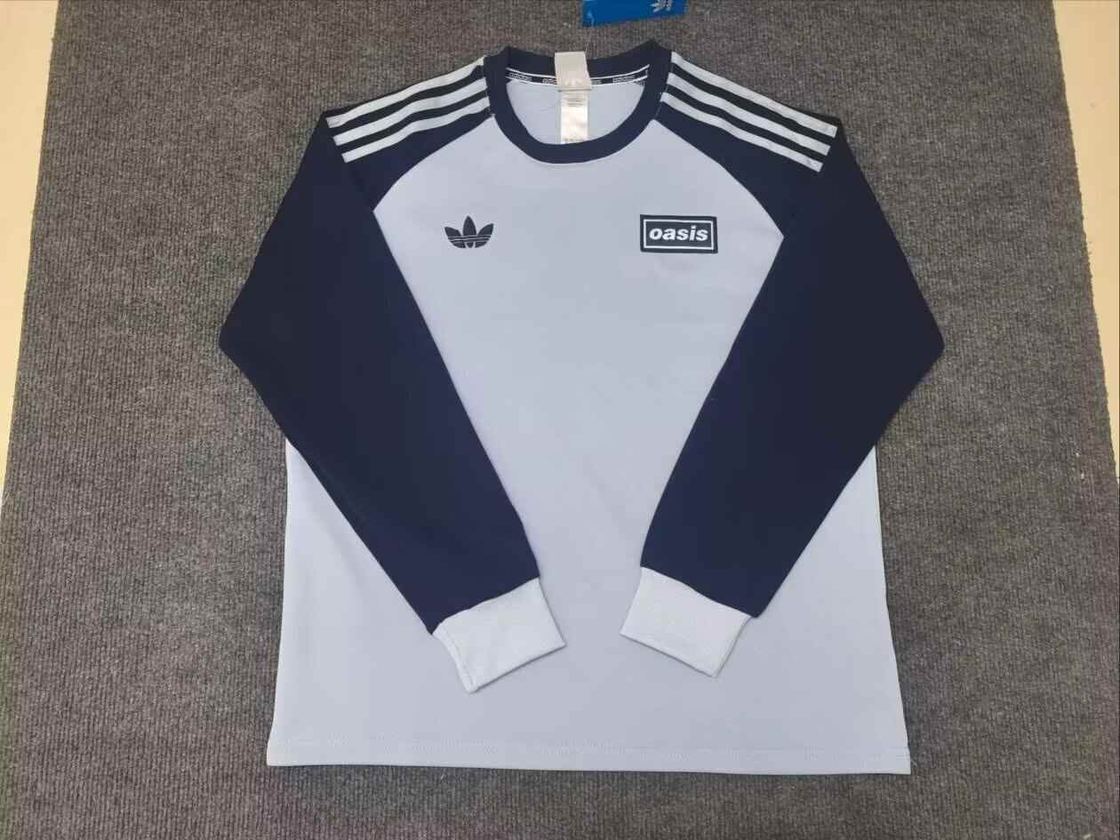 Oasis Band light gray long sleeves training 绿州队 浅灰色 训练服上衣 S一4XL