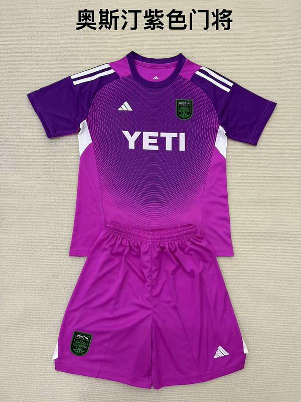 Ensemble de football enfant 25-26 Austin violet gardien