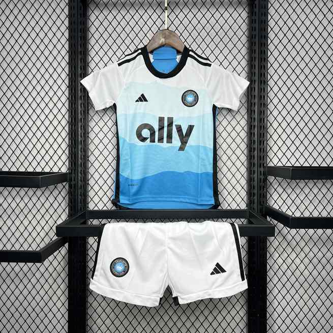 Ensemble de football enfant 24-25 Charlotte FC — Domicile