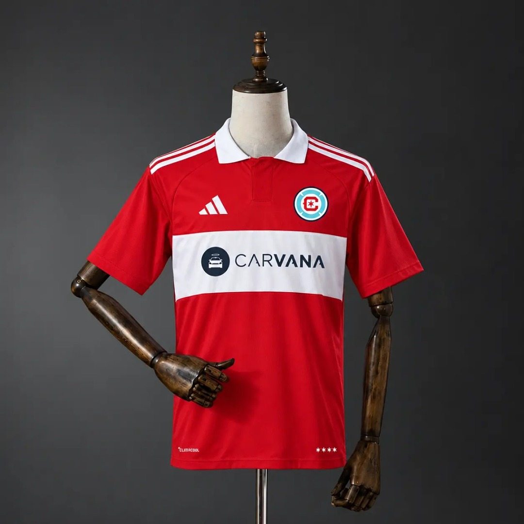 2026/27 Chicago Fire FC Home Soccer Jersey S-4XL