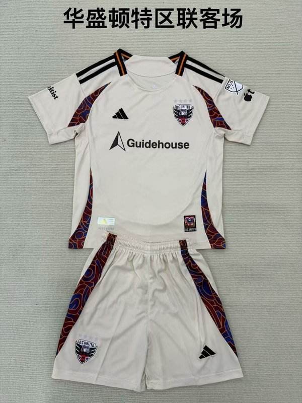 25-26 DC United away kid kit