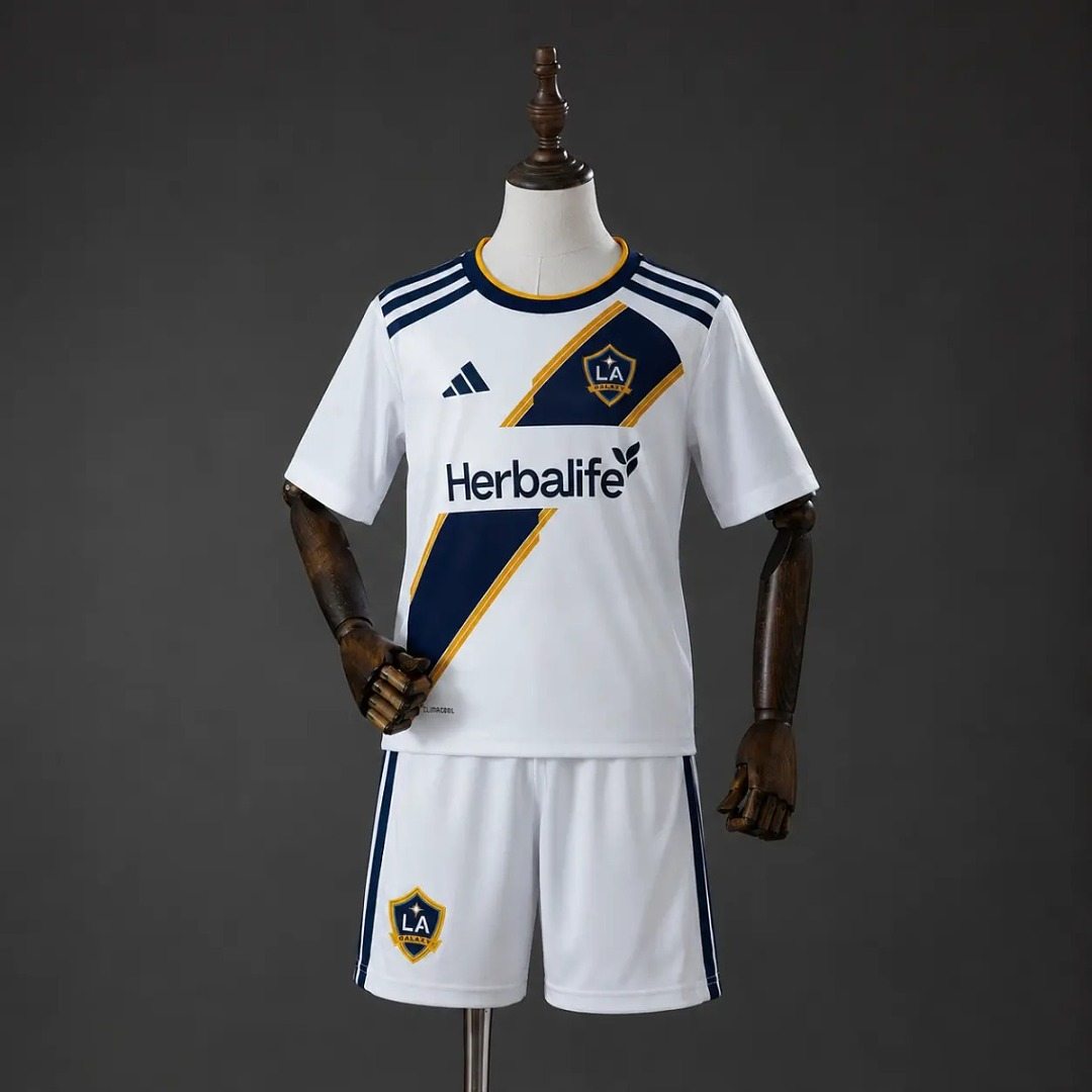 2026/27 LA Galaxy Home Kids Kit Soccer Jersey 16-28