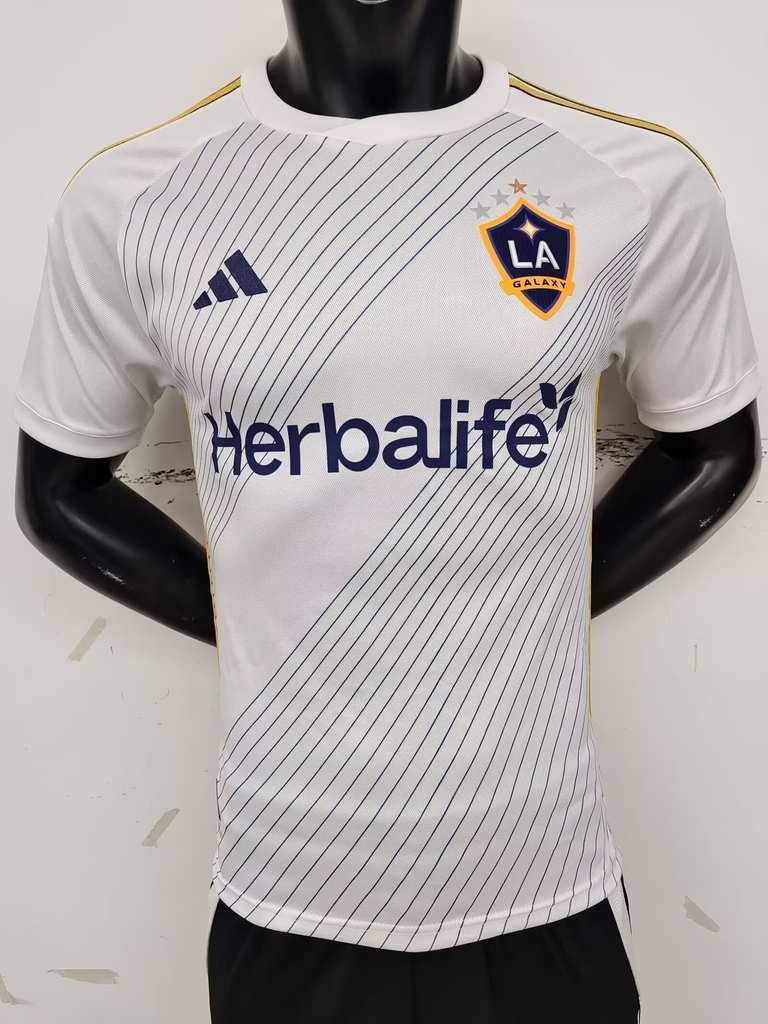 24-25 Los Angeles Galaxy home white player version jersey
