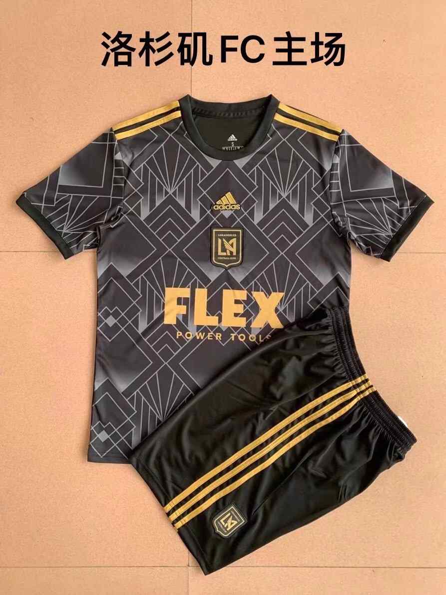 22-23 Los Angeles FC home kids kit