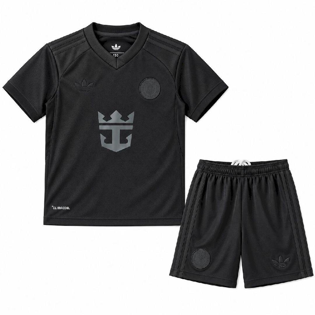 2027/28 Inter Miami International Messi Black Away Kids Kit Jersey 16-28