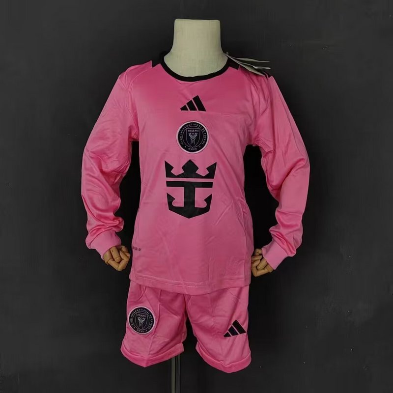 24-25 Miami home long sleeve kid kit
