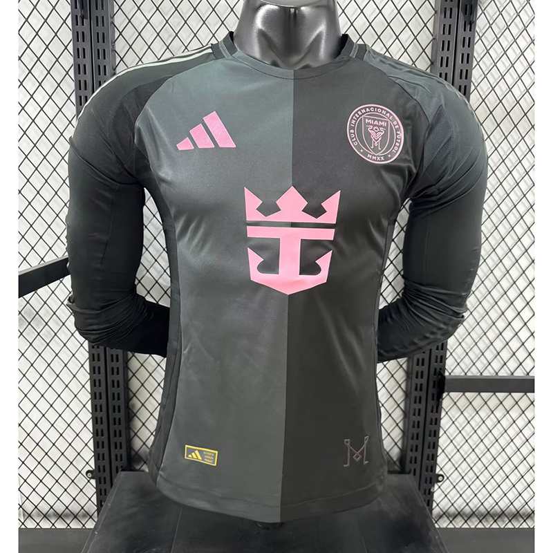 25-26 Miami away player version long sleeve jersey