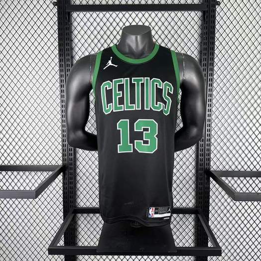 Maillot de basket Boston Celtics noir No. 13 GEORGE NBA — 2023