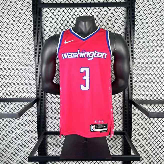 Maillot de basket Washington Wizards rouge City édition No. 3 YOUNG NBA — 2023