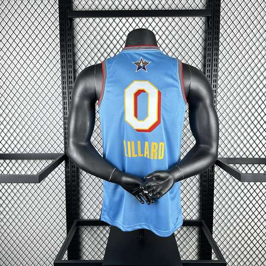 2025 All-Star Blue No. 0 LILLARD NBA Jersey