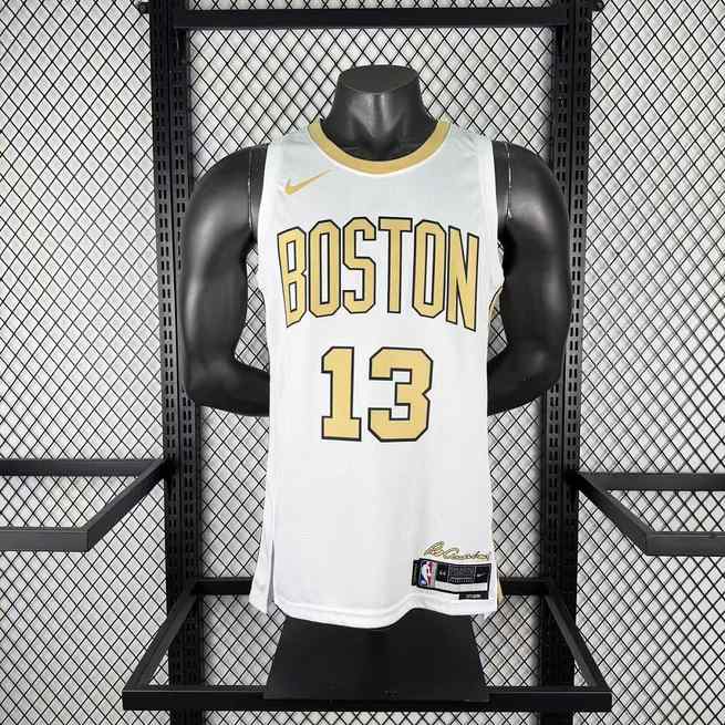 2026 Boston Celtics City Edition White No. 13 GEORGE NBA Basketball Jersey