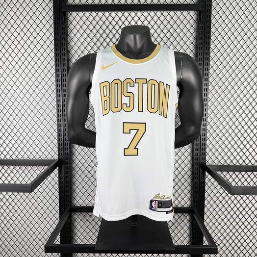 2026 Celtics City Edition White NBA Jersey No. 7 BROWN