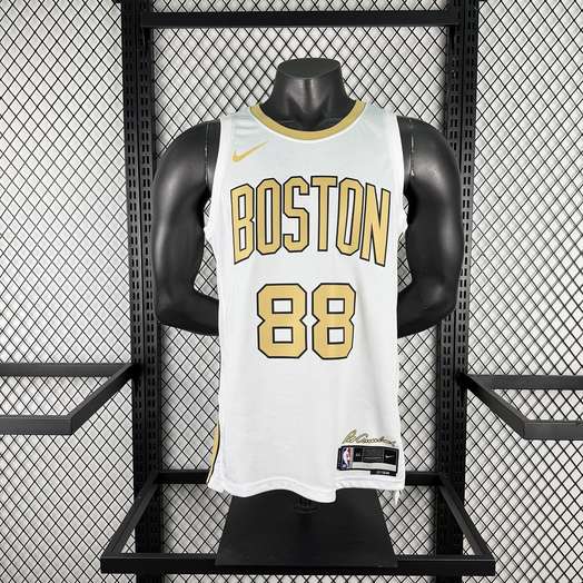 2026 Celtics City Edition White NBA Jersey No. 88 QUETA