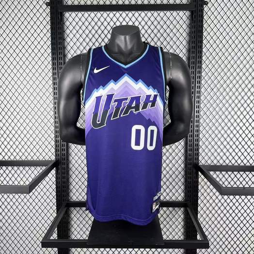 2026 Utah Jazz Purple No. 00 CLARKSON NBA Basketball Jersey