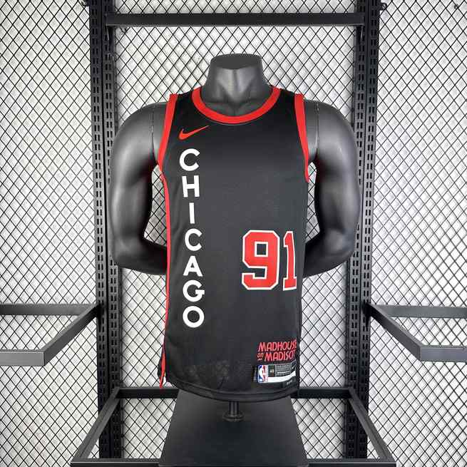 24 2024 Chicago Bulls RODMAN 91 City edition